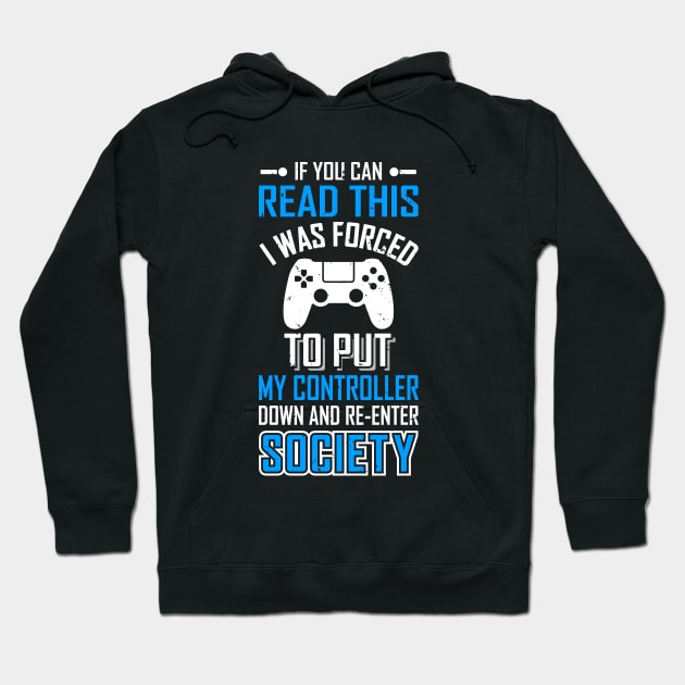 Video Gamer Lover Hoodie by PixelArt